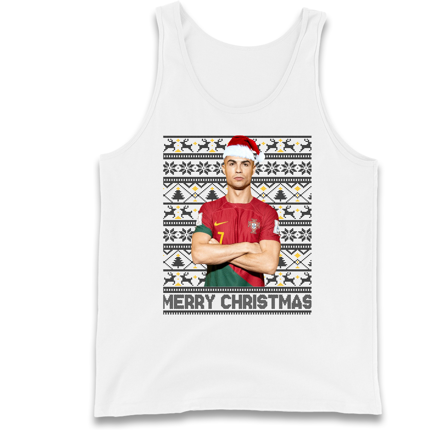 Merry Christmas Ronaldo Tank Top