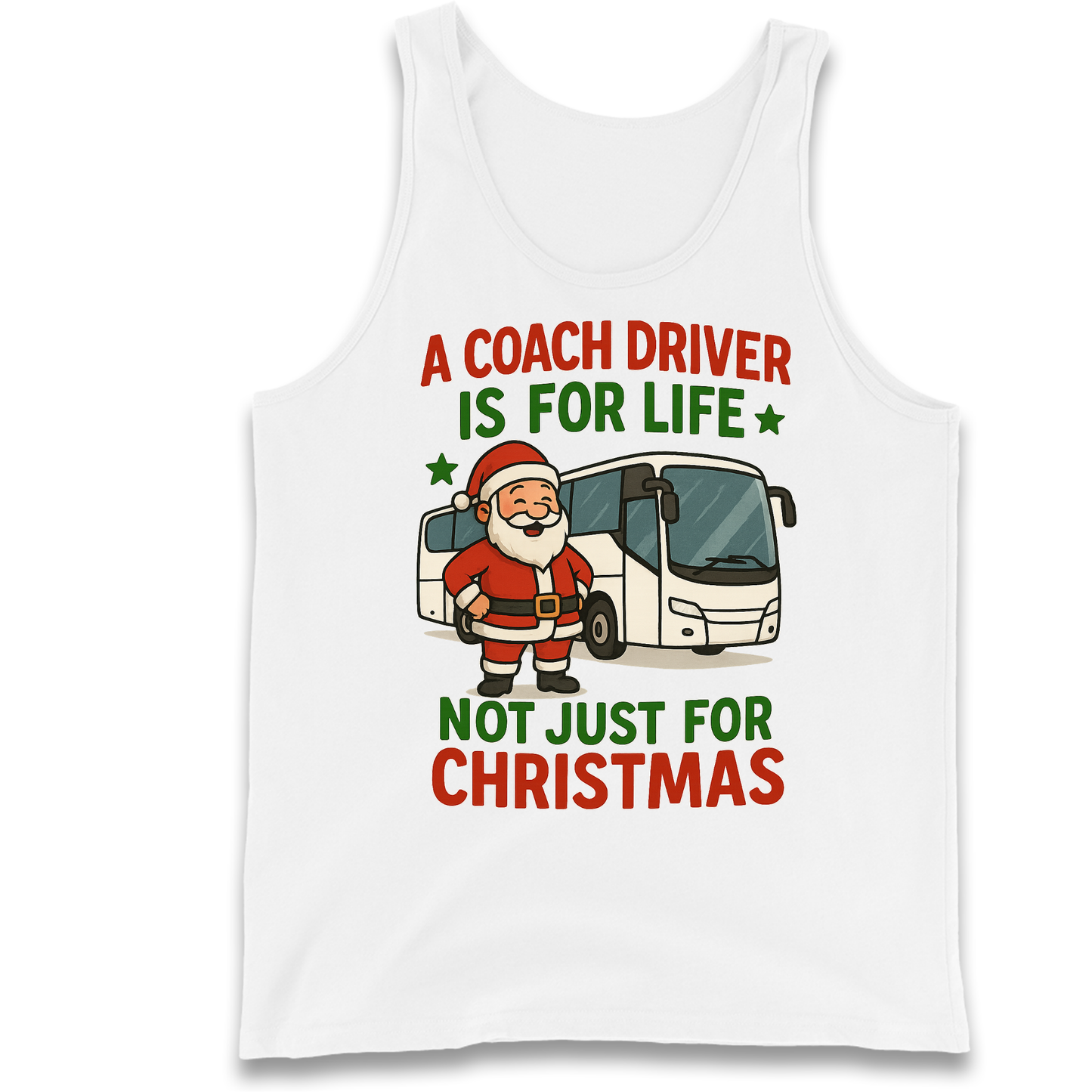 Coach Driver Christmas Tank Top