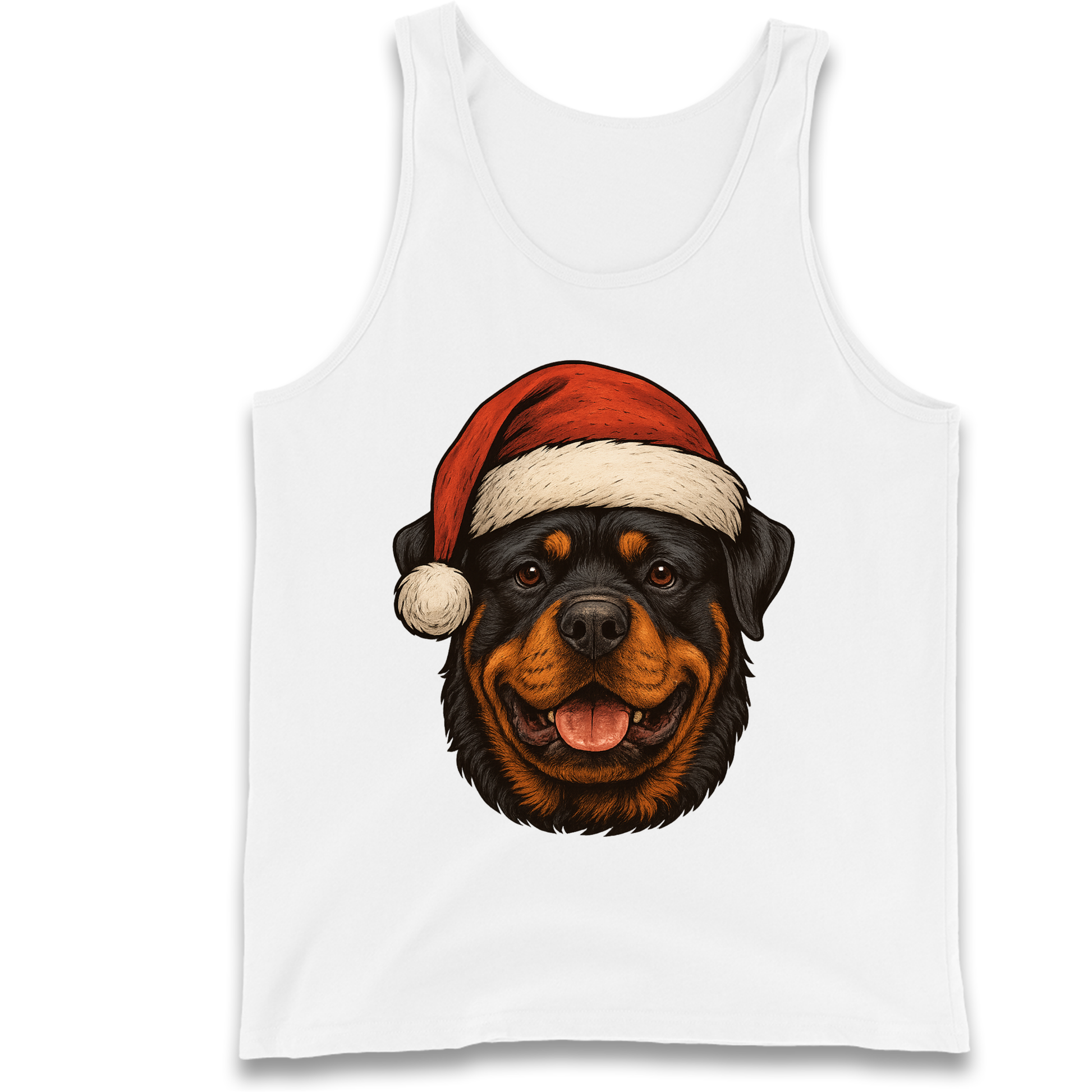 Rottweiler Christmas Tank Top