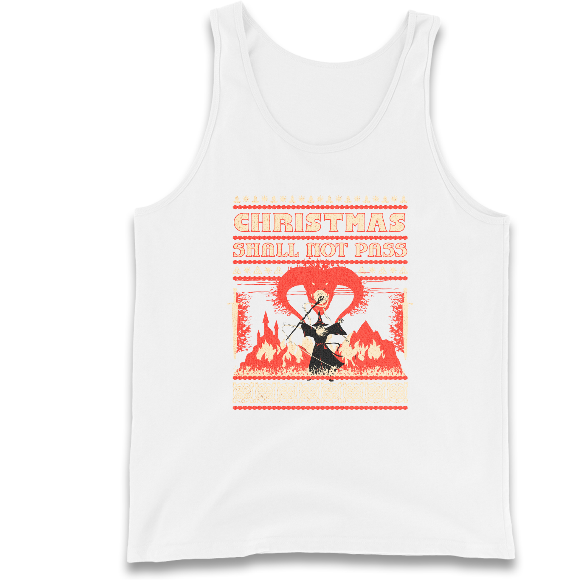 Christmas Shall Not Pass Tank Top