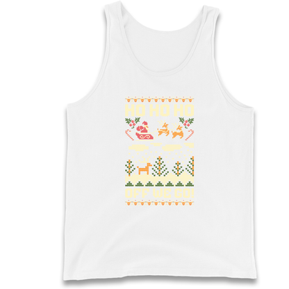 Have Yourself a HO HO HO Off we Go Christmas Tank Top