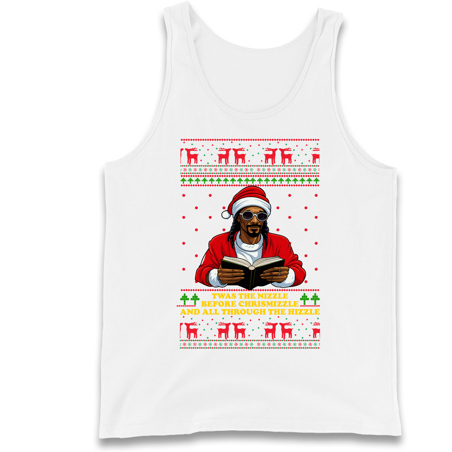 Snoop Dogg Nizzle Christmas Tank-Top