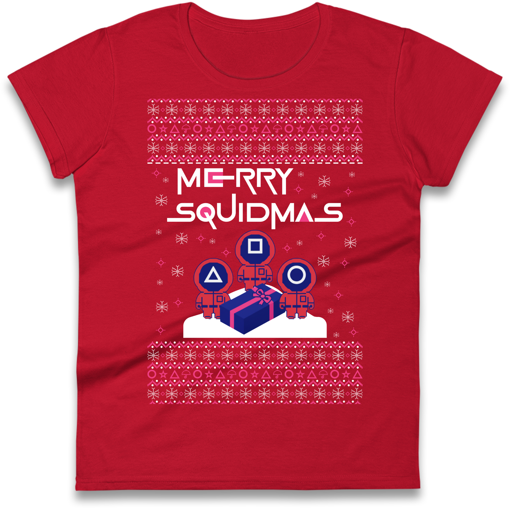 Squid Games Christmas Ladies Shirt