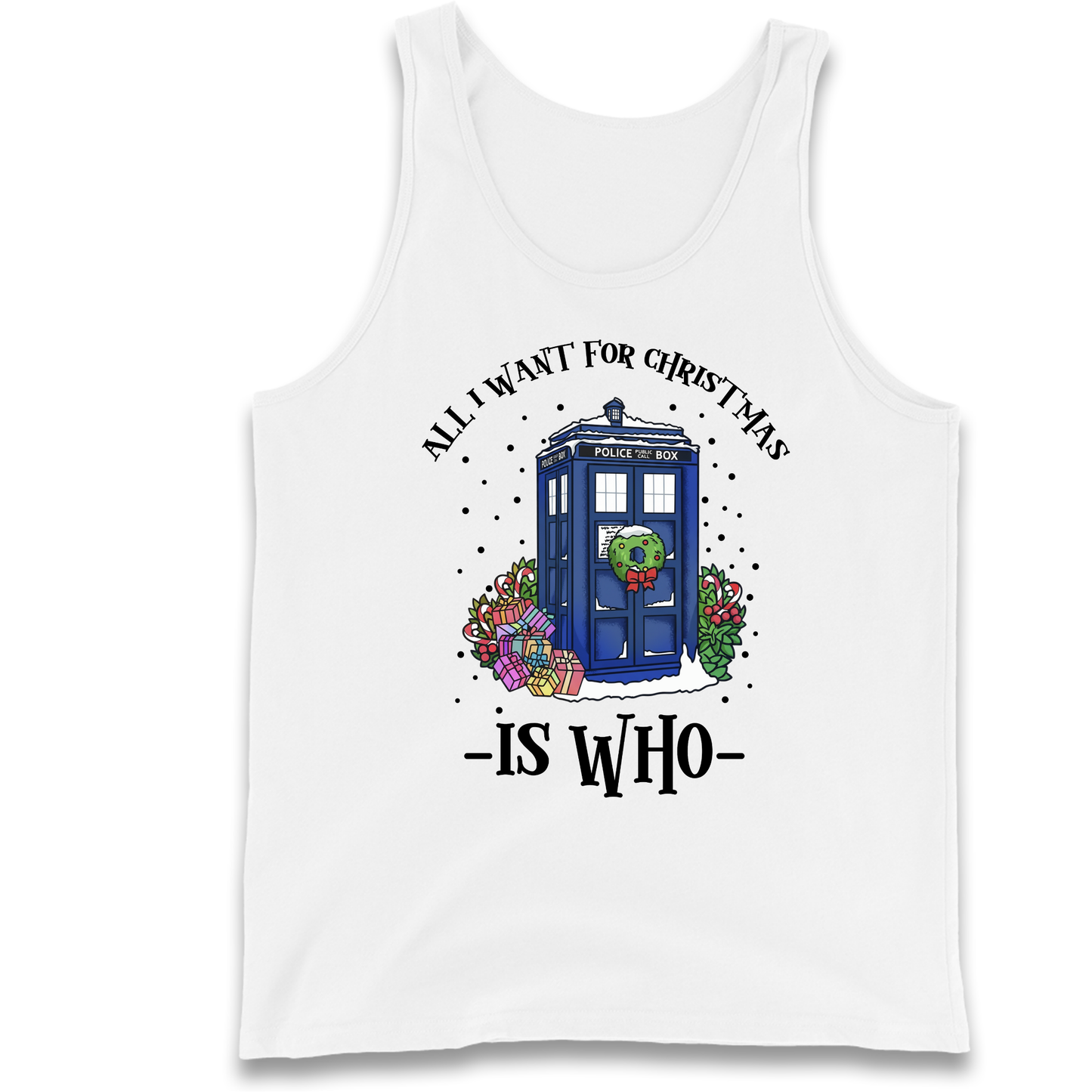 Dr Who Christmas Tank-Top