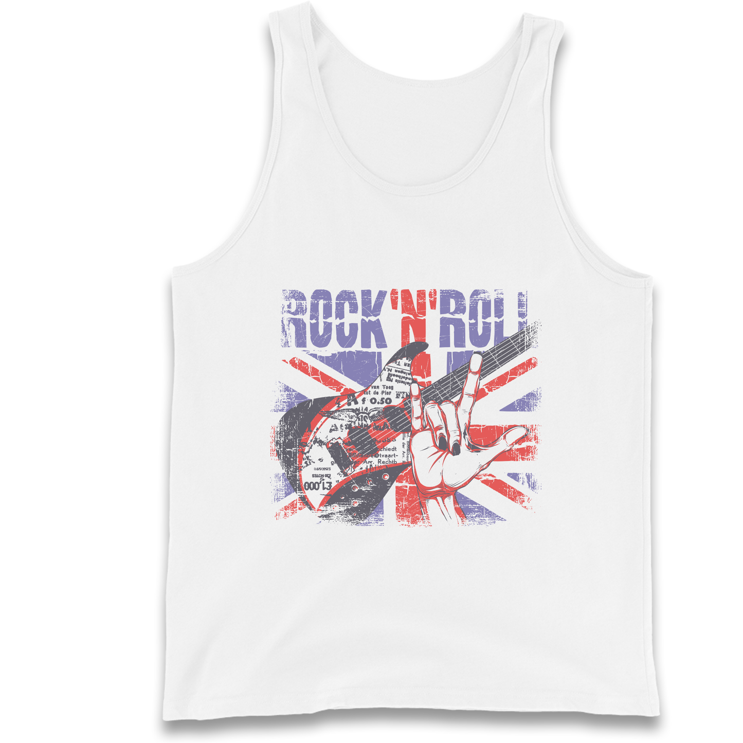 Rock N Roll Union Jack Tank Top