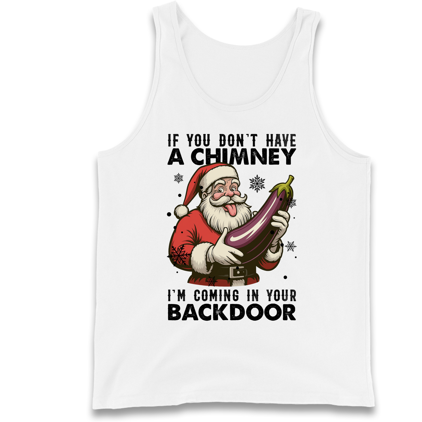 Santa Back Door Tank-Top