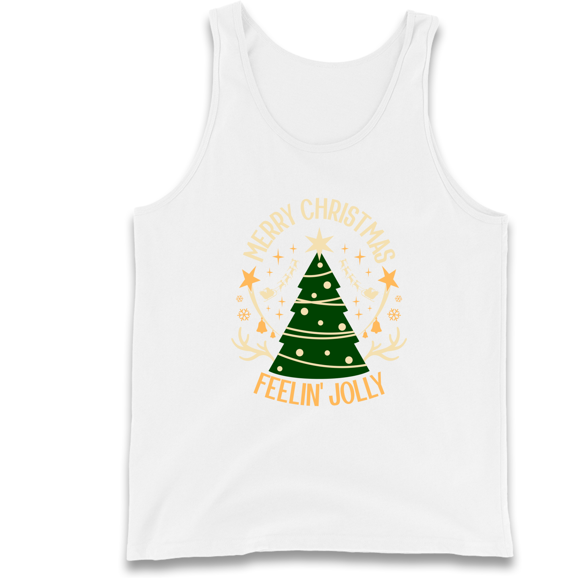 Merry Christmas Feeling Jolly Christmas Tank Top