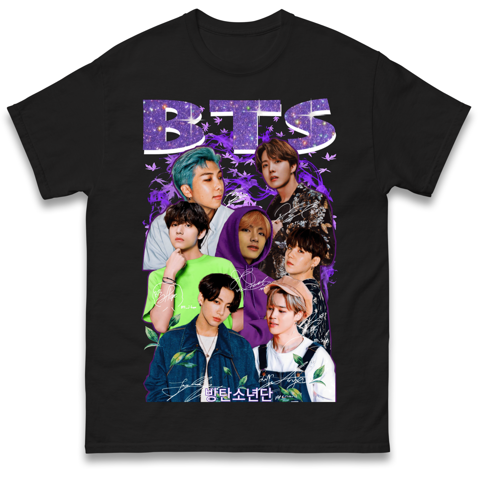 BTS T Shirt | Black Streetwear Pop Shirt – Spoofytees
