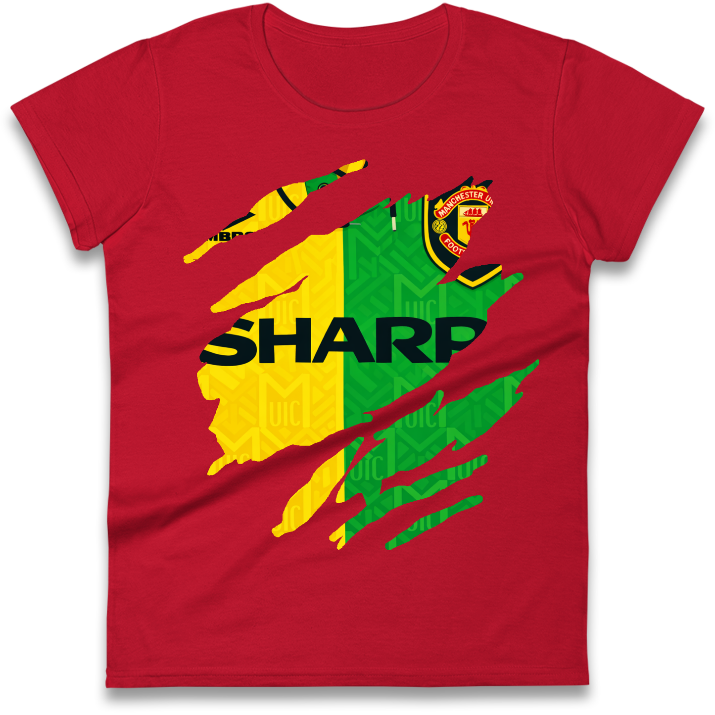 Manchester United Away Ladies T-Shirt