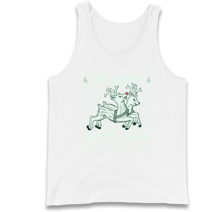 Oh Deer Kittl Mas Is Here Christmas Tank Top