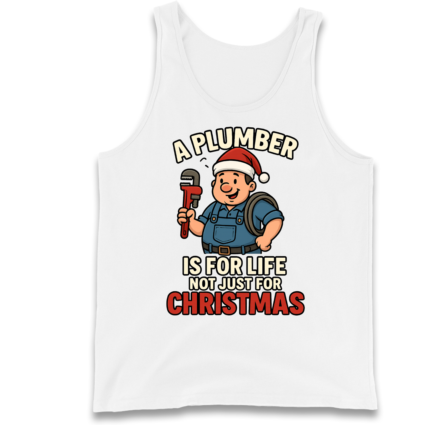 Plumber Christmas Tank Top