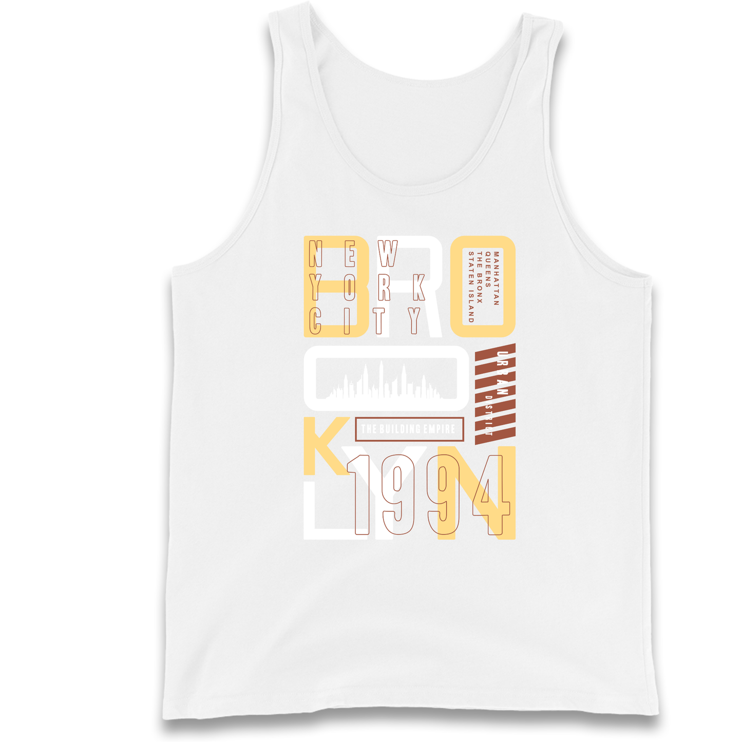 Brooklyn New York Urban District Tank Top