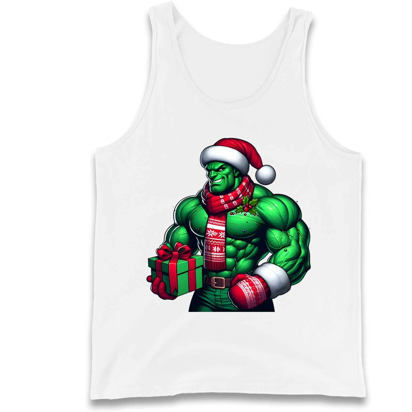 The Hulk Santa Tank Top