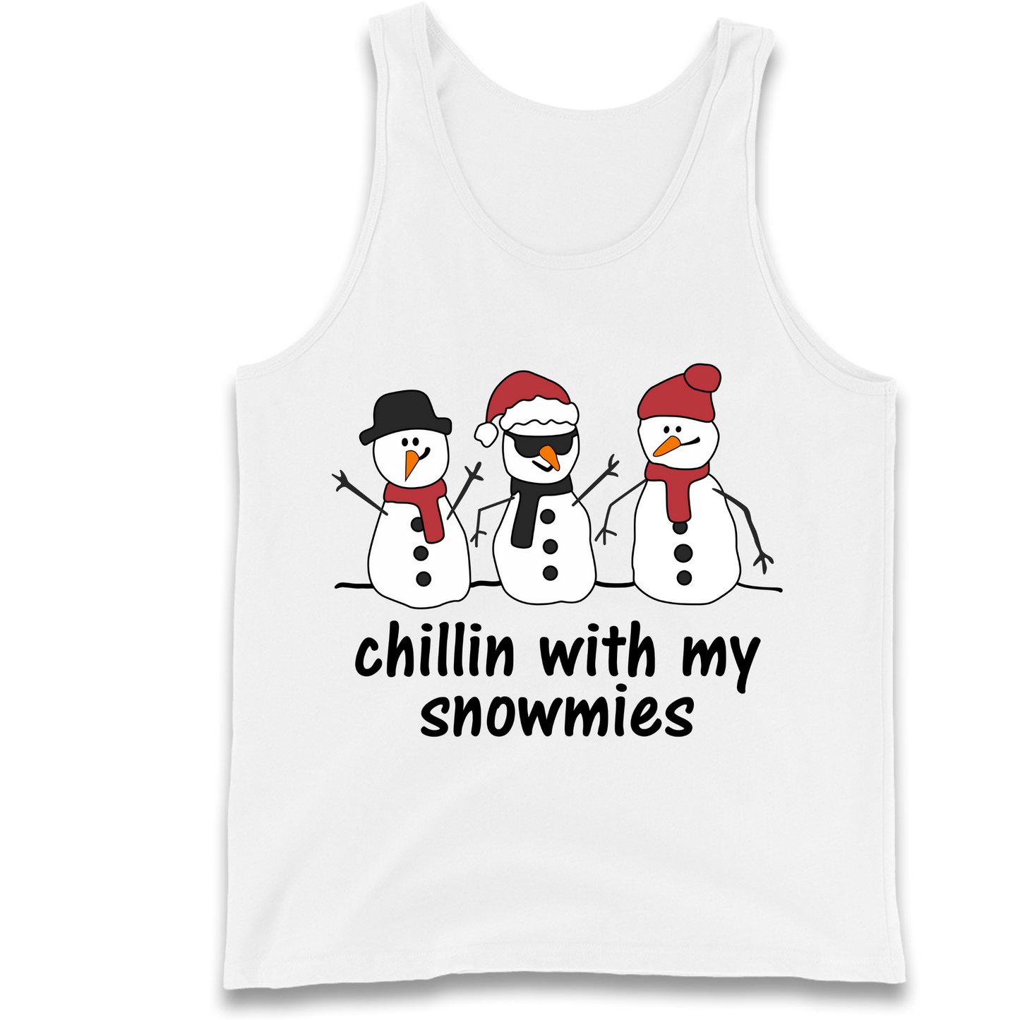 Chillin With My Snowmies Tank Top