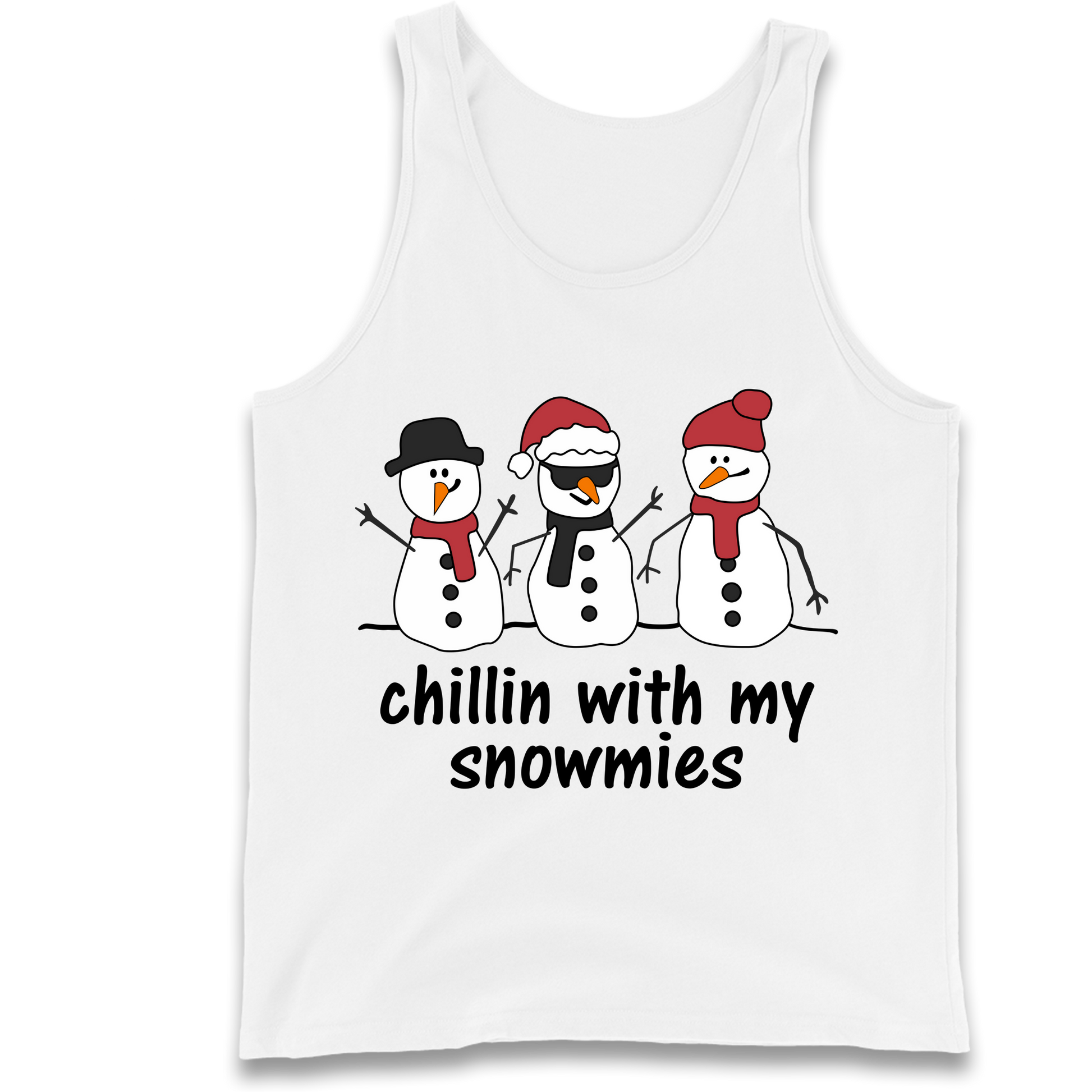 Chillin With My Snowmies Tank Top