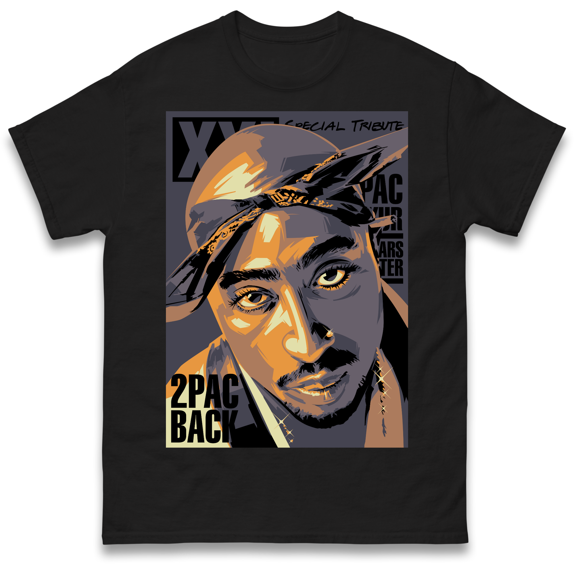 2 Pac Back T Shirt 