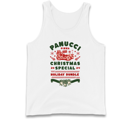 Panucci Pizza Christmas Special Christmas Tank Top