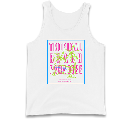 Tropical Beach Paradise Tank Top