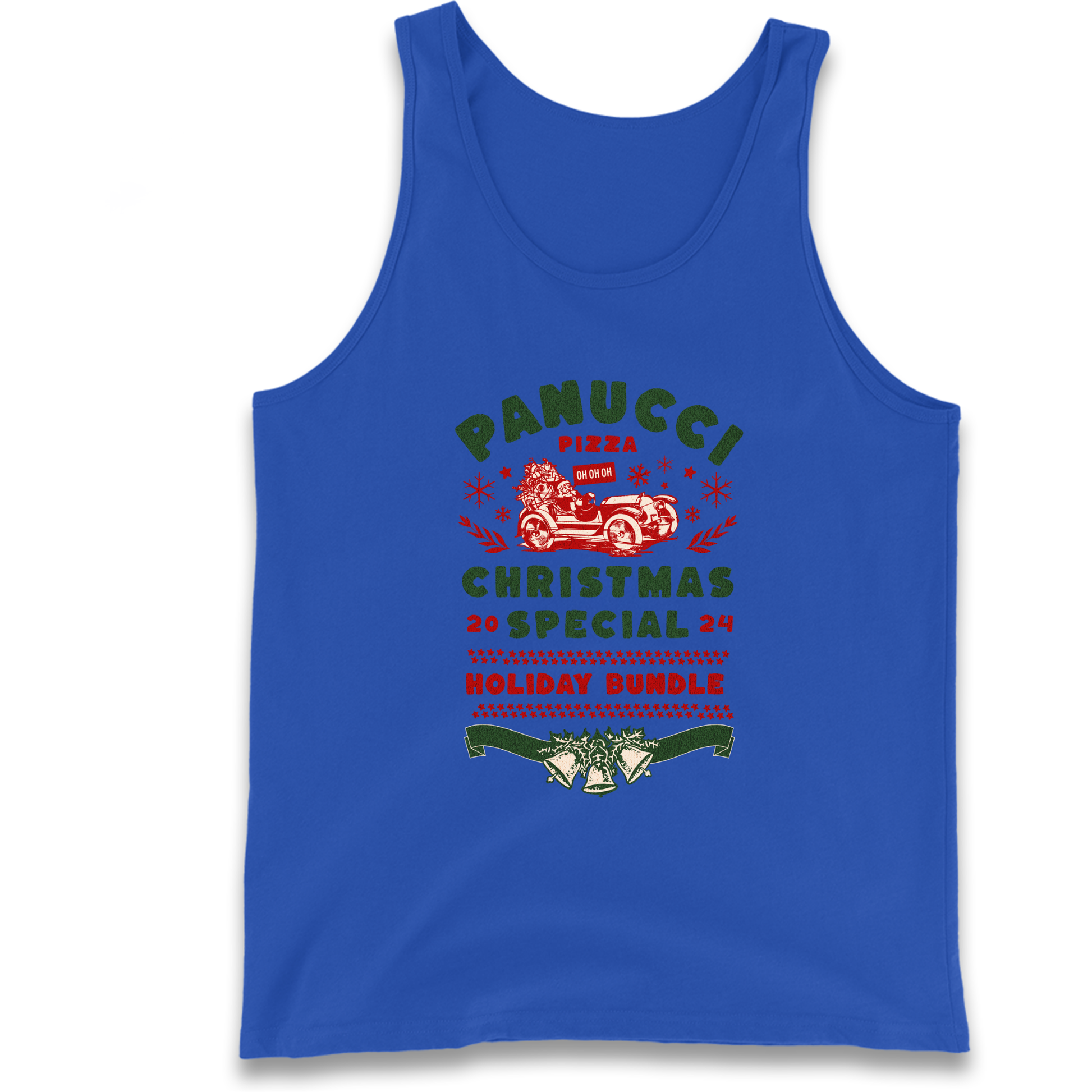 Panucci Pizza Christmas Special Christmas Tank Top