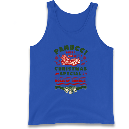 Panucci Pizza Christmas Special Christmas Tank Top