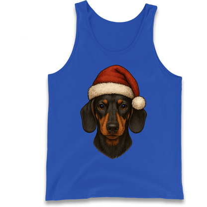 Sausage Dog Christmas Tank-Top