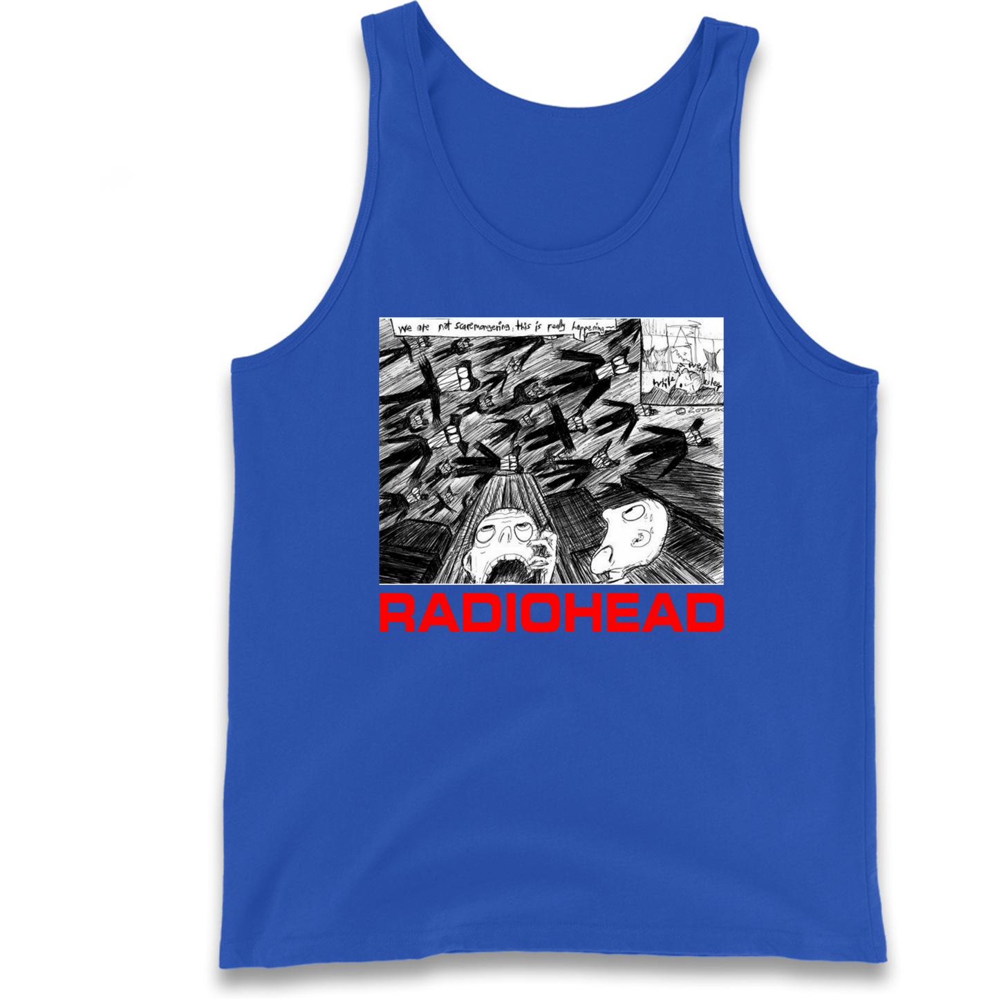Radiohead We Are Not Screaming Tank Top