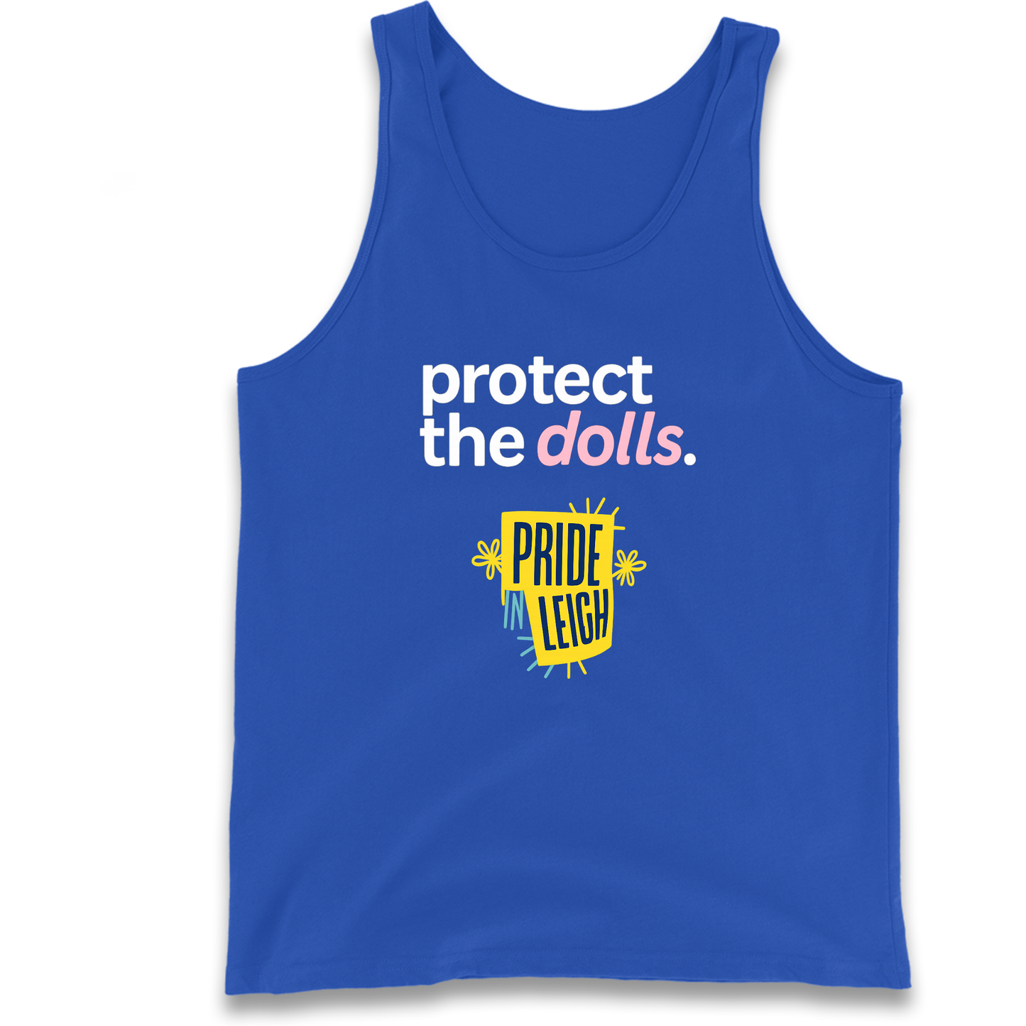 Protect The Dolls Slogan Tank Top