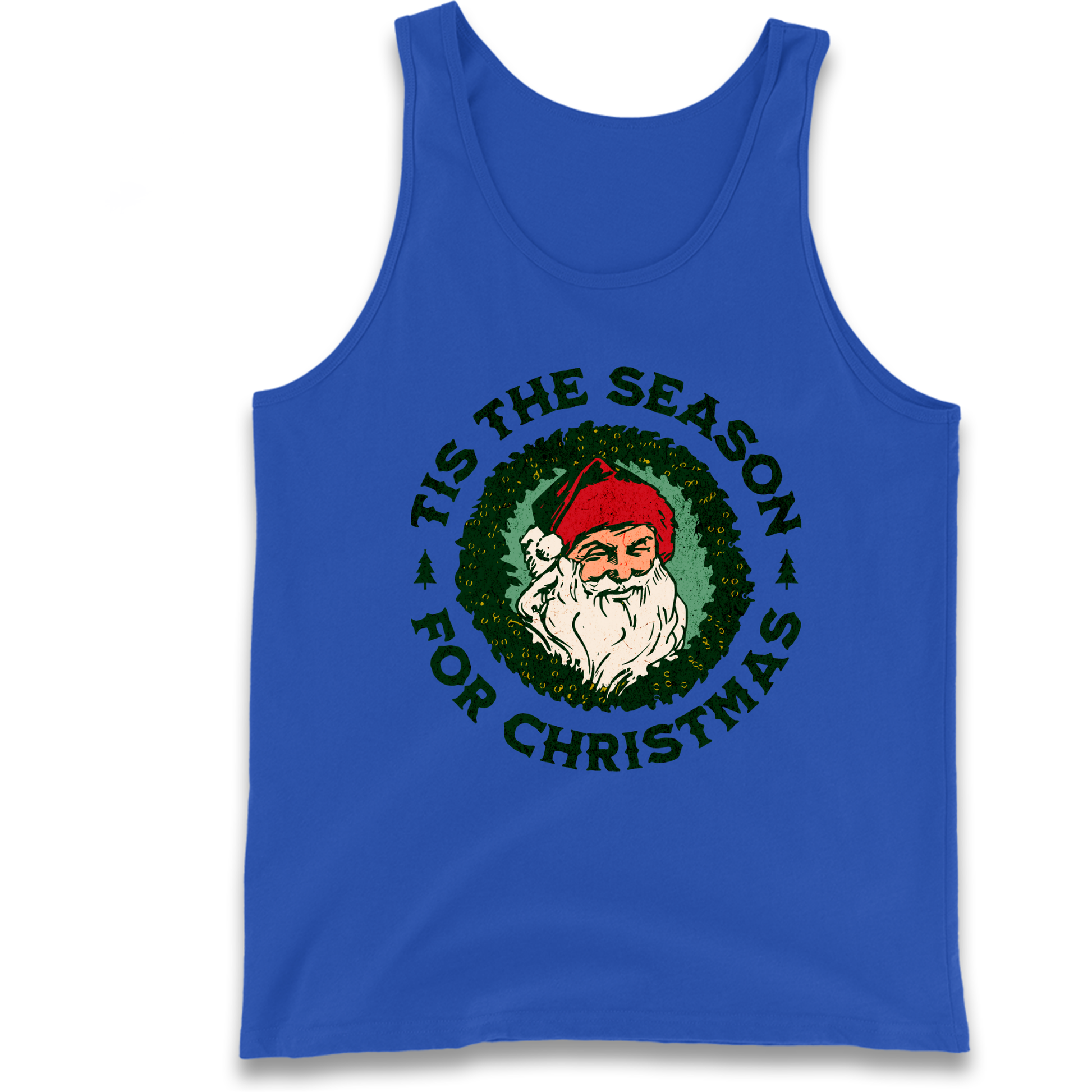 Tis The Season Santa Claus Christmas Tank Top