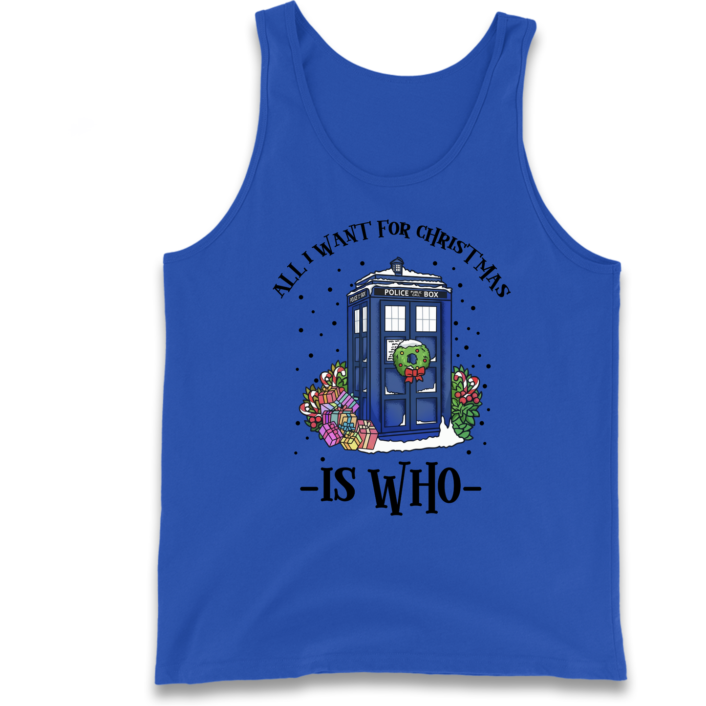 Dr Who Christmas Tank-Top