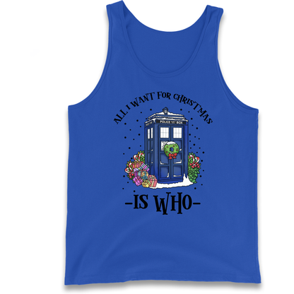 Dr Who Christmas Tank-Top