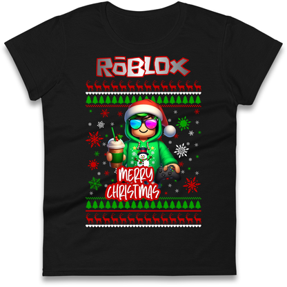 Roblox Merry Christmas Ladies Shirt