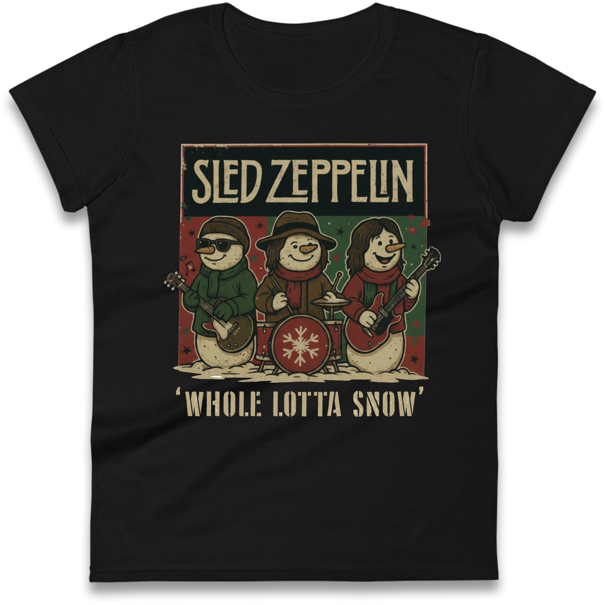 Led Zeppelin Christmas Ladies Shirt