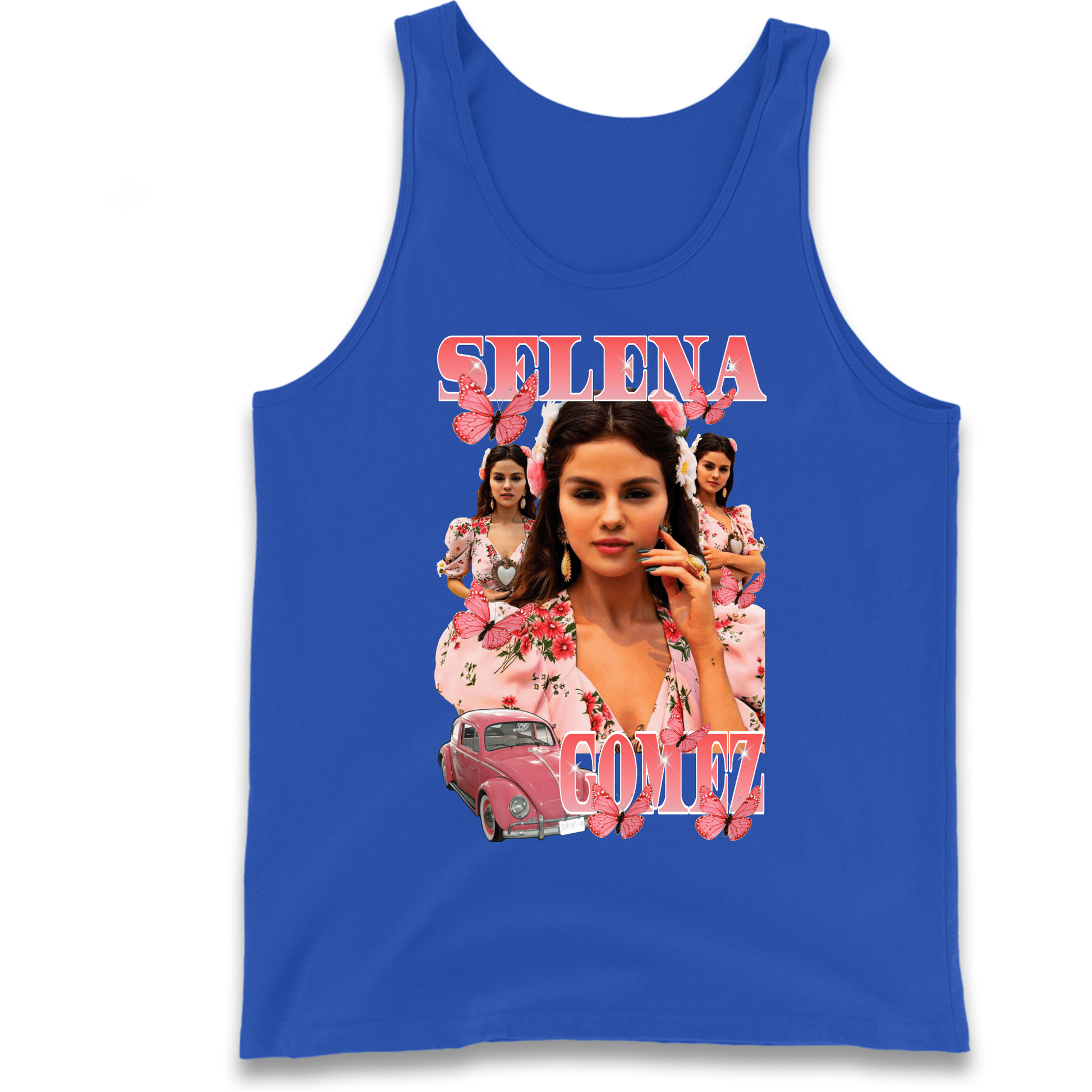 Selena Gomez Pink Tank Top