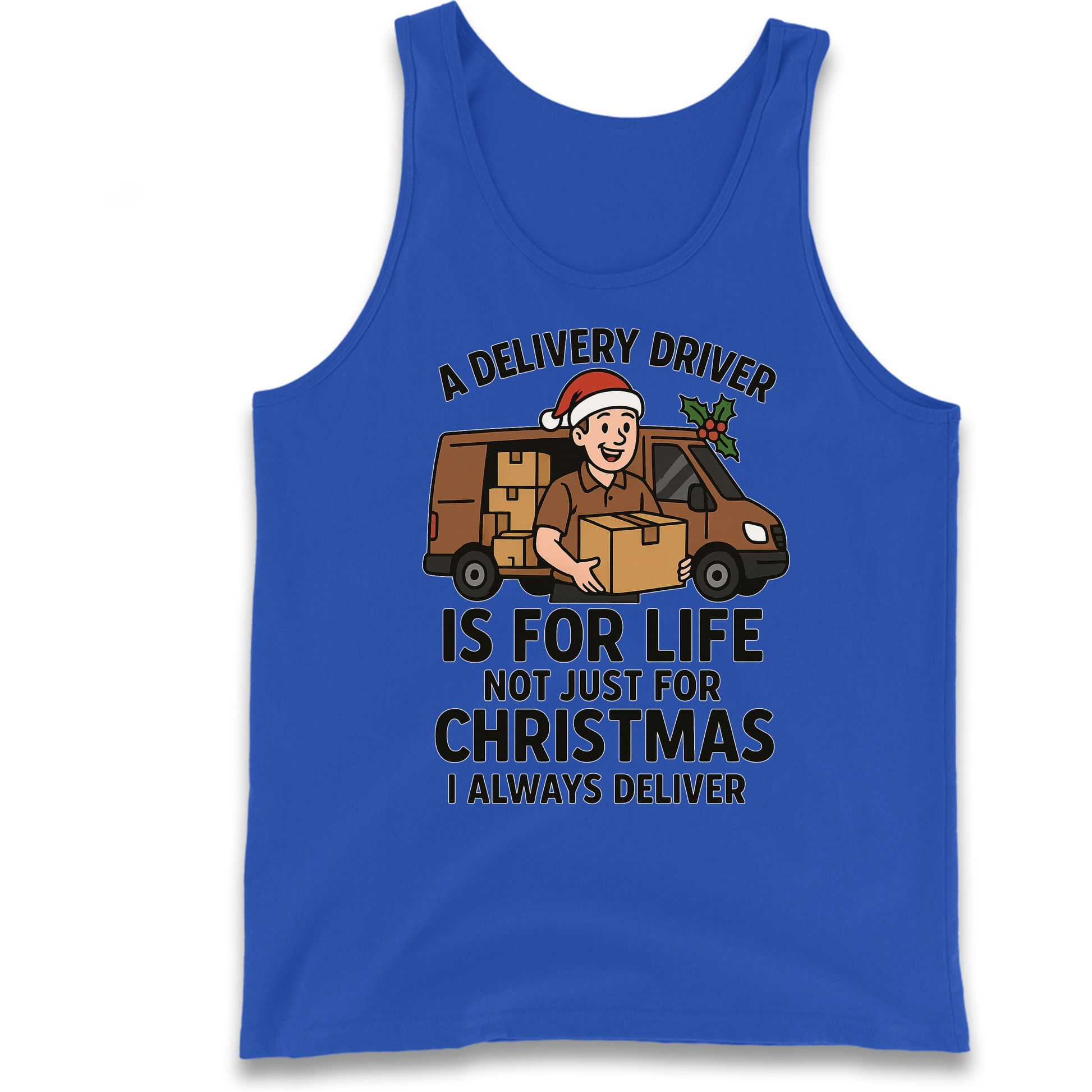 Delivery Driver Christmas Tank Top