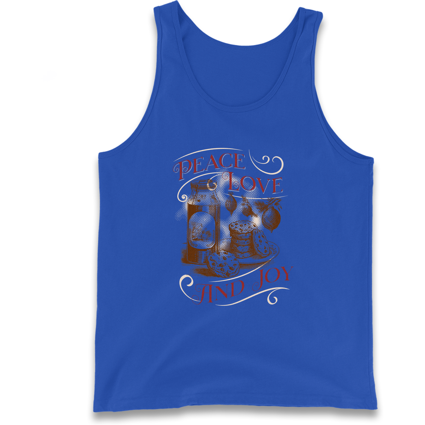 Peace Love And Joy Christmas Tank Top