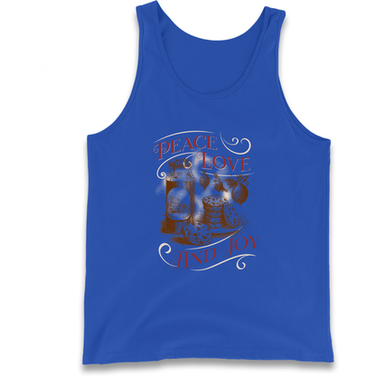 Peace Love And Joy Christmas Tank Top