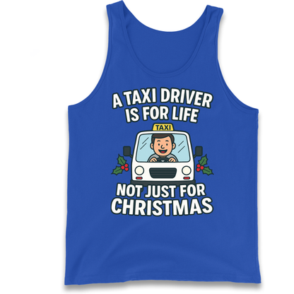 Taxi Driver Christmas Tank Top