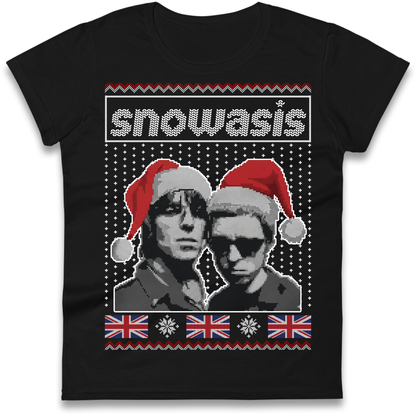 Snowasis Union Jack Christmas Ladies Shirt