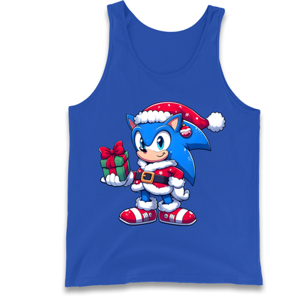 Sonic The Hedgehog Santa Tank Top