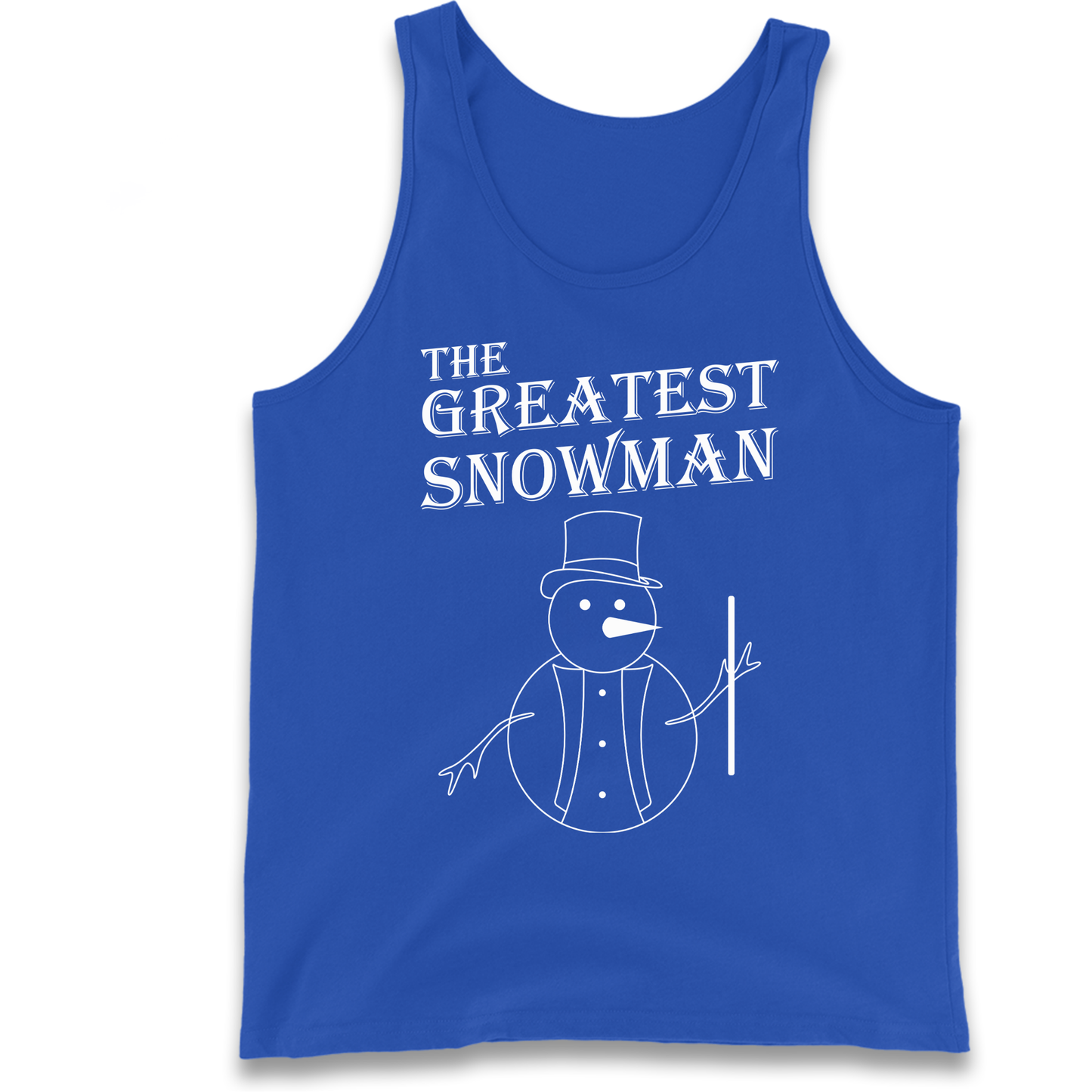 The Greatest Snowman Christmas Tank Top
