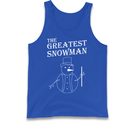 The Greatest Snowman Christmas Tank Top