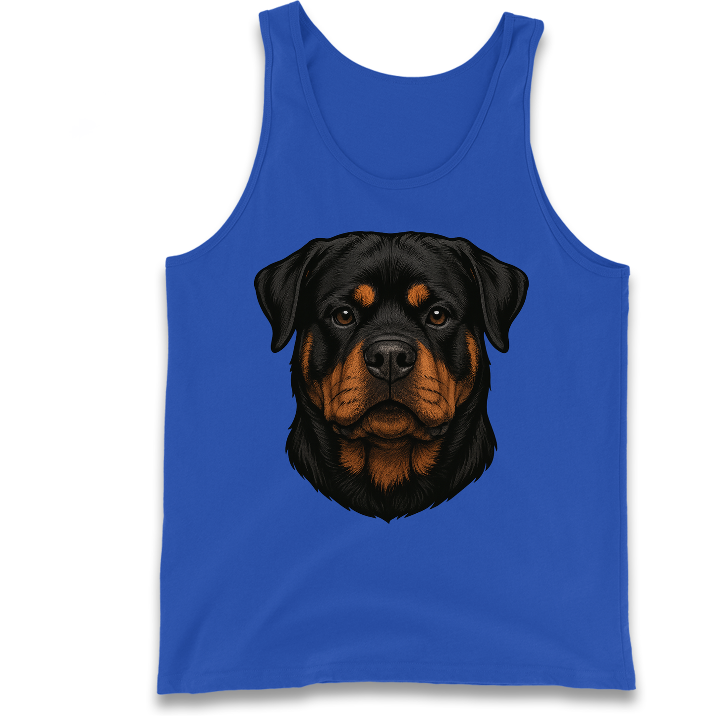 Rottweiler Face Tank Top