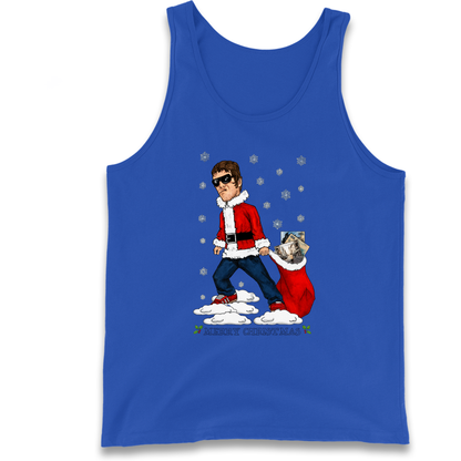 Liam Gallagher Christmas Santa Tank Top