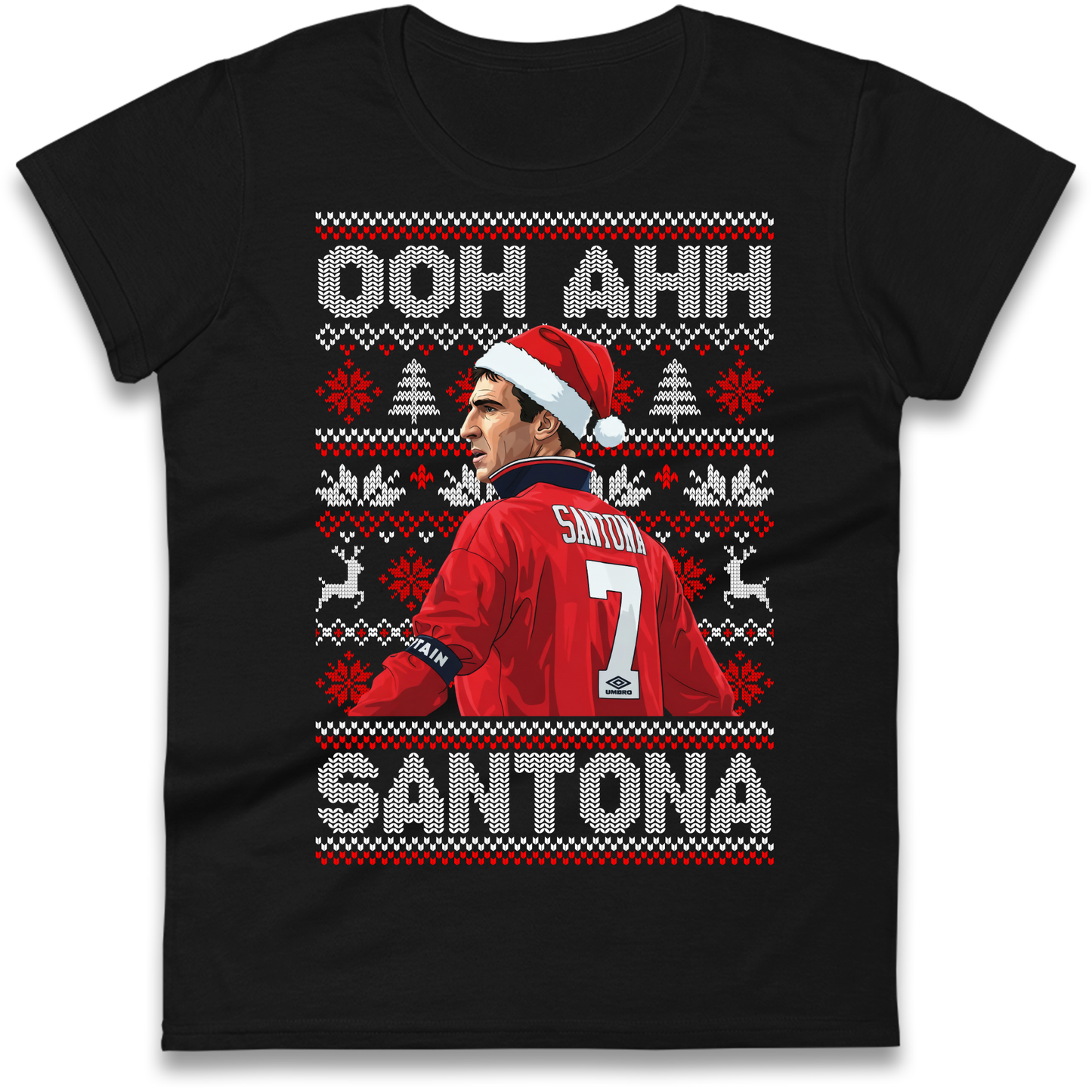 M'nchester United Christmas Ladies Shirt