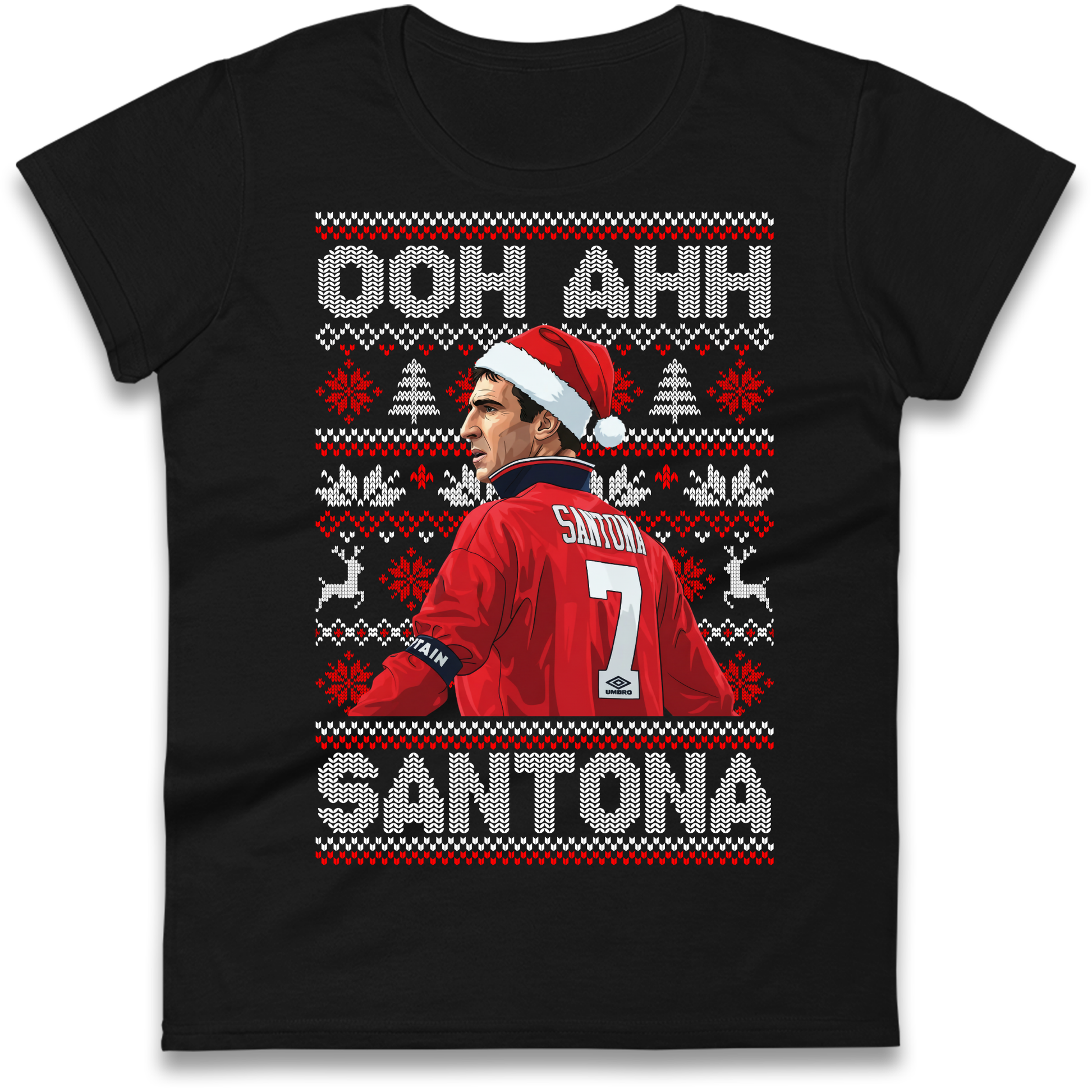 M'nchester United Christmas Ladies Shirt
