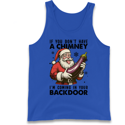 Santa Back Door Tank-Top