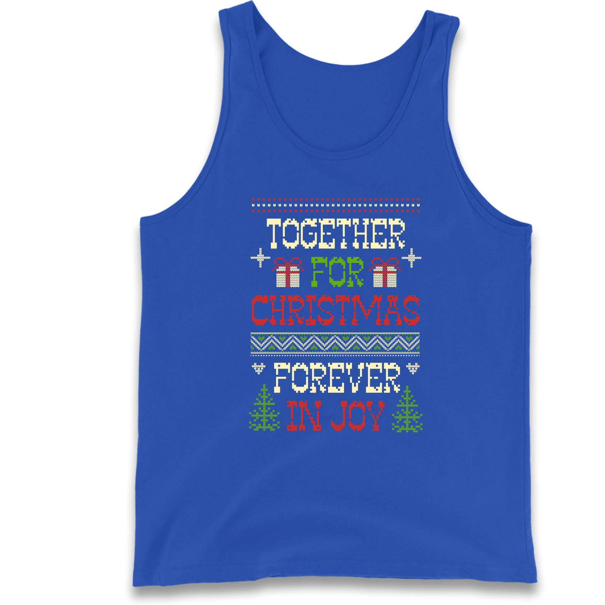 Together for Christmas Forever in Joy Christmas Tank Top