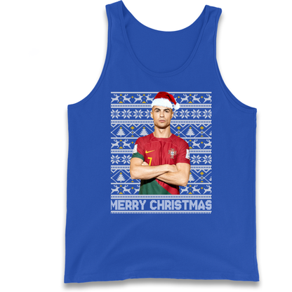 Merry Christmas Ronaldo Tank Top