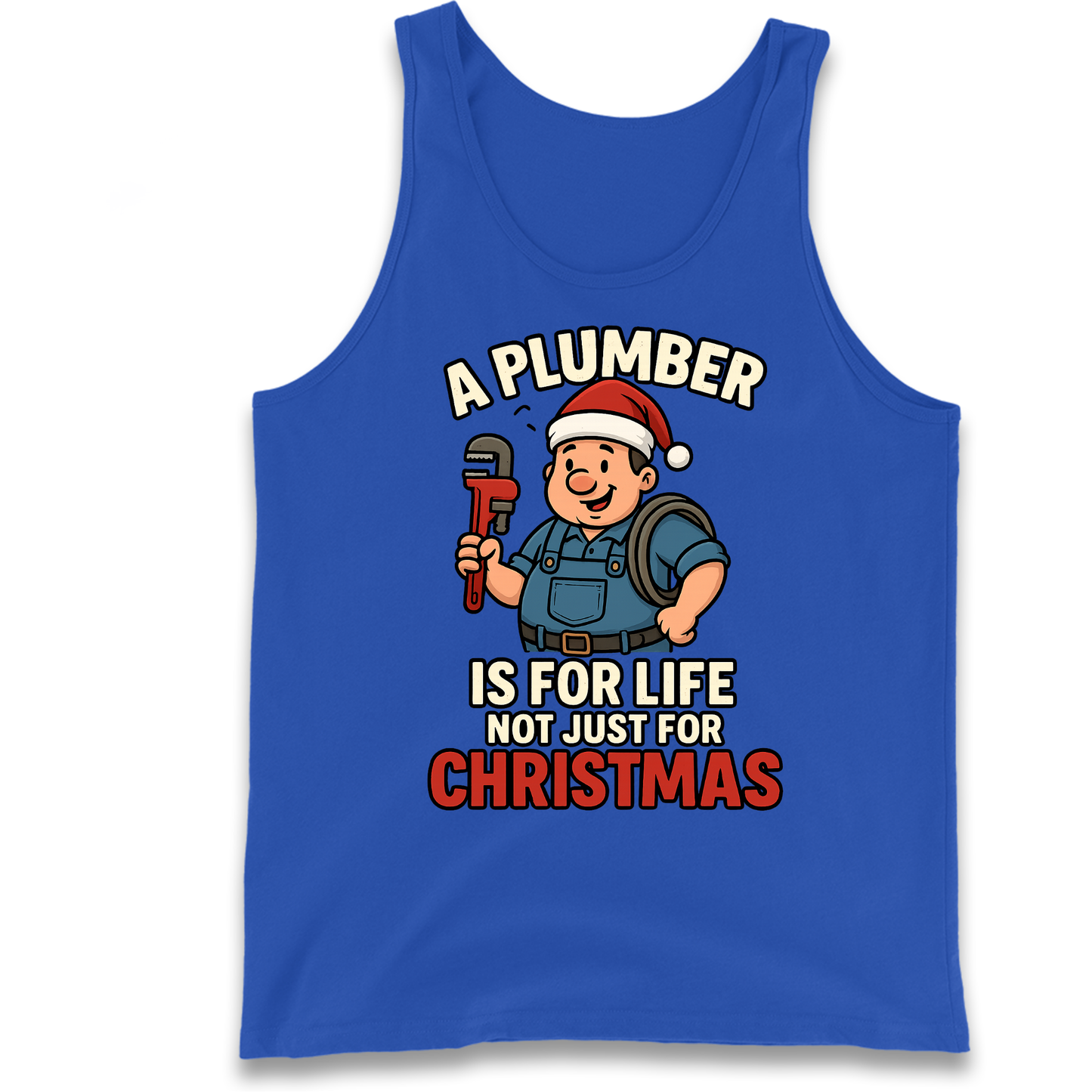 Plumber Christmas Tank Top