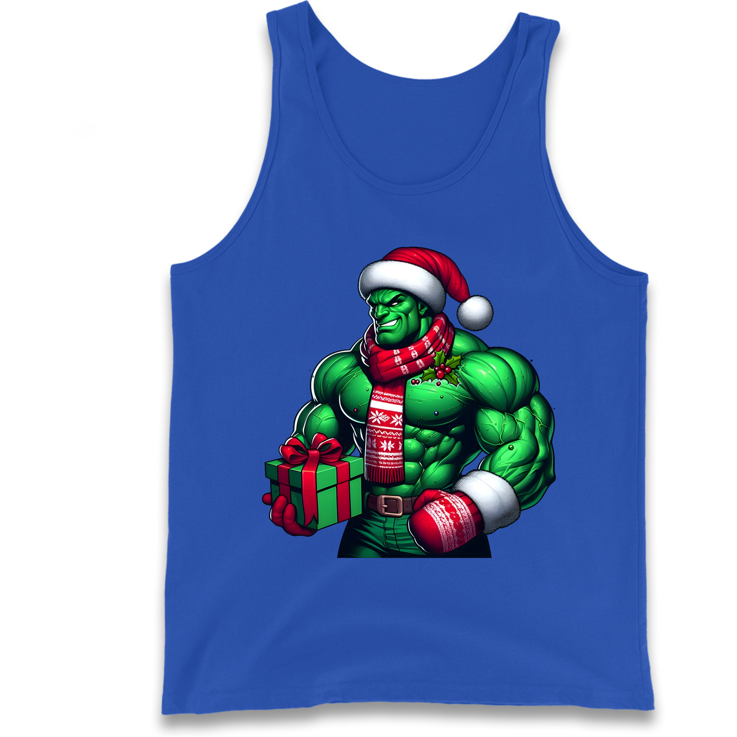 The Hulk Santa Tank Top